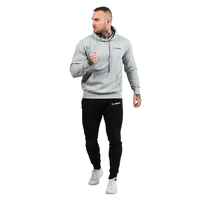 Mikina Athlete Grey Black - GymBeam XL