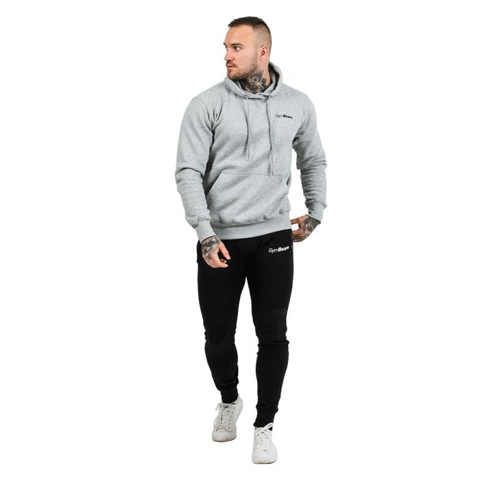 Mikina Athlete Grey Black - GymBeam XL