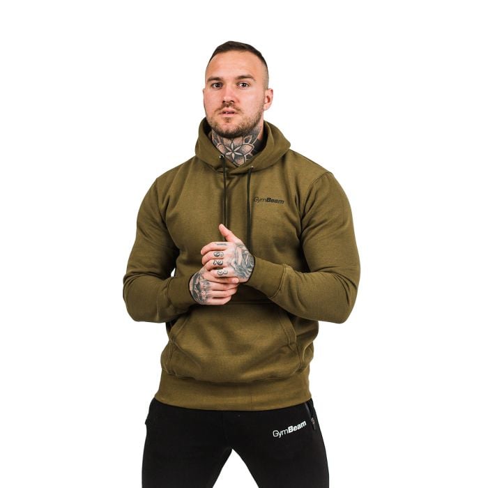 Mikina Athlete Military Green Black - GymBeam M