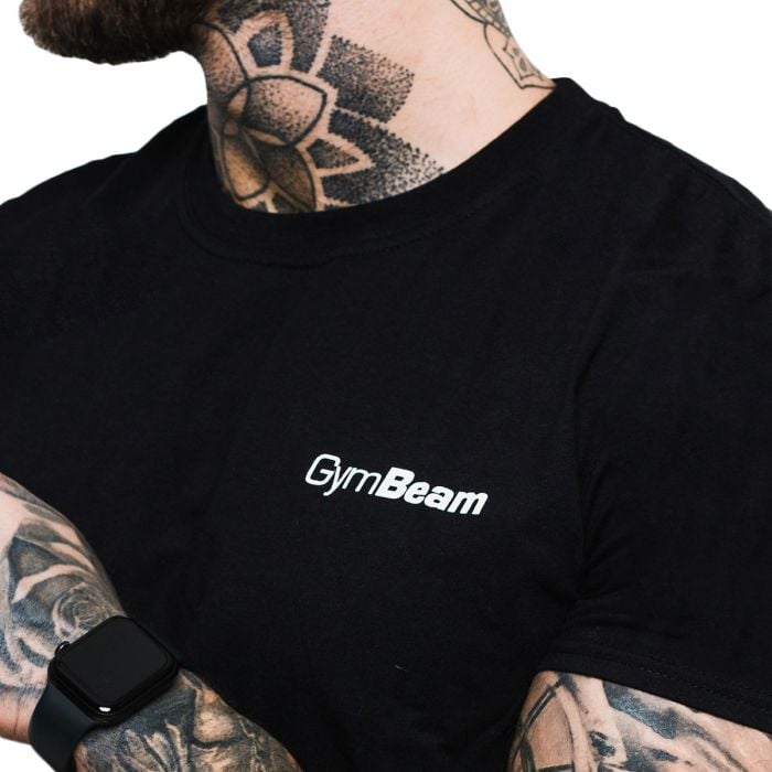 Tričko Basic Black - GymBeam L