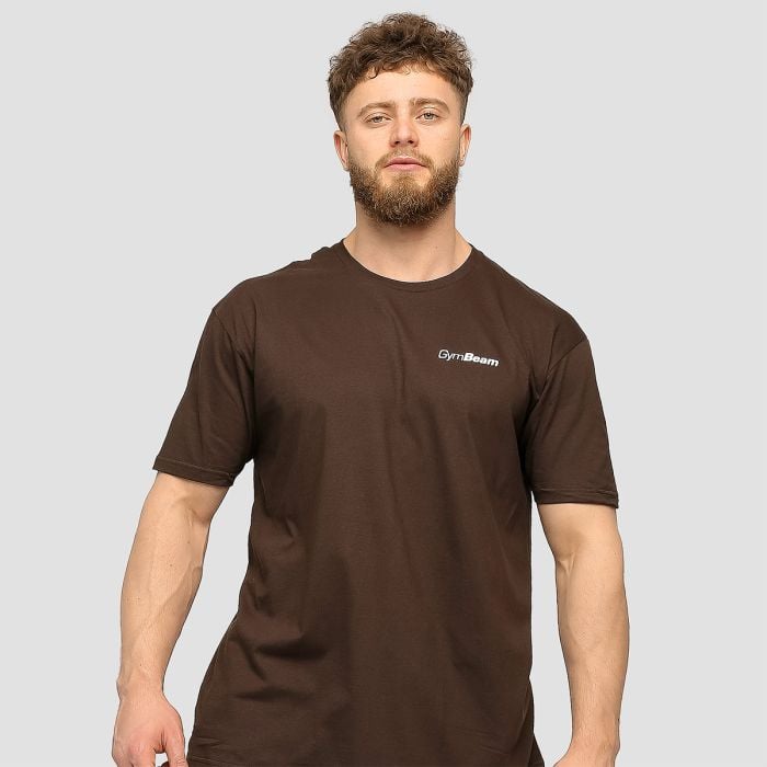 Tričko Basic Chocolate Brown - GymBeam L