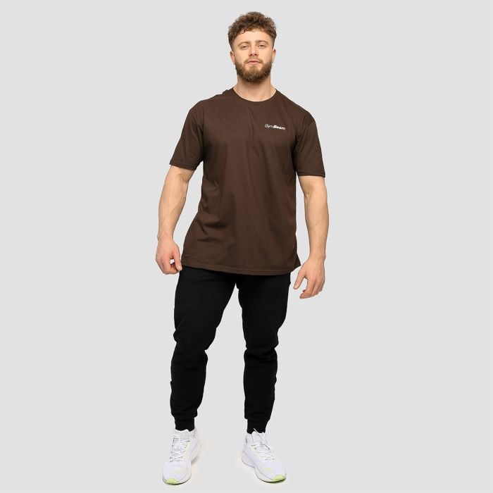 Tričko Basic Chocolate Brown - GymBeam L