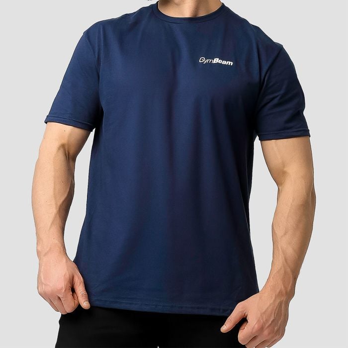 Tričko Basic Navy Blue - GymBeam L
