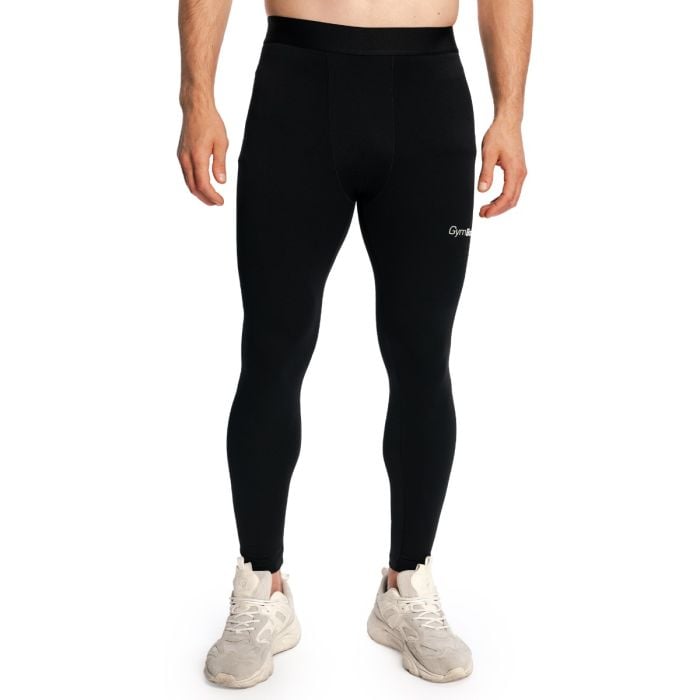 Pánské legíny Combat Black - GymBeam L