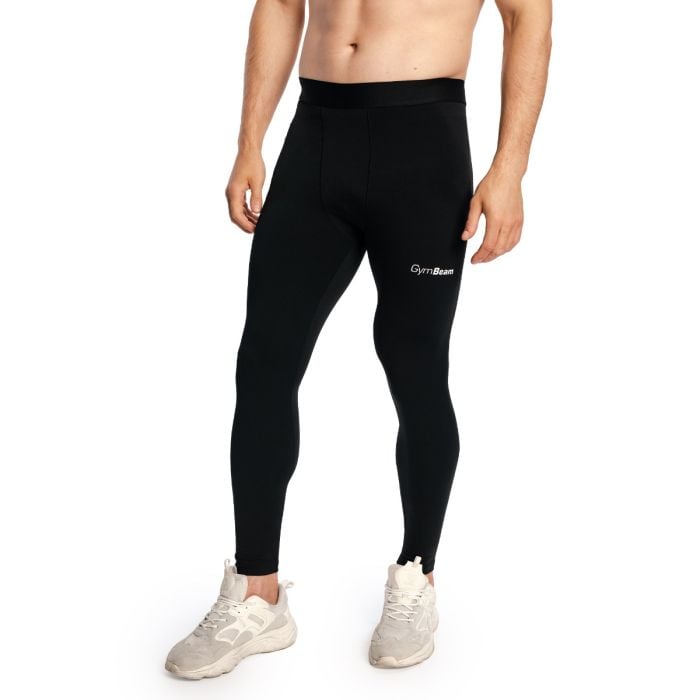 Pánské legíny Combat Black - GymBeam L