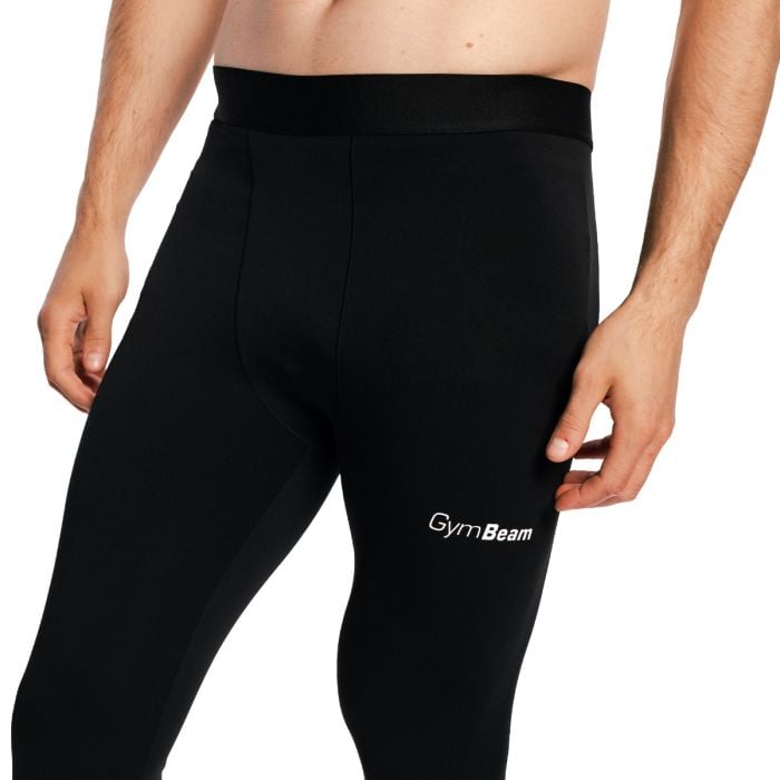 Pánské legíny Combat Black - GymBeam L