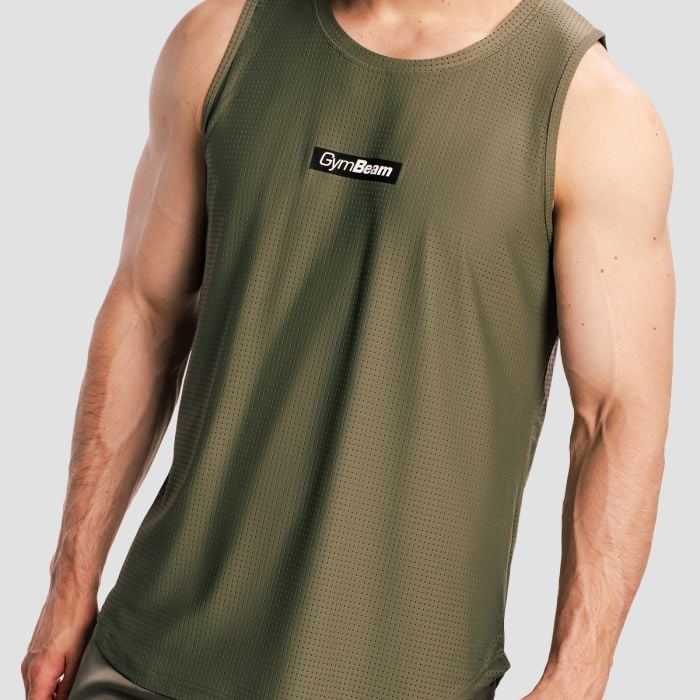 Tílko Combat Olive Grey - GymBeam XL