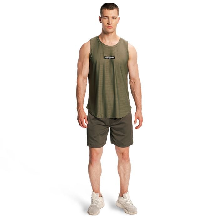 Tílko Combat Olive Grey - GymBeam XL