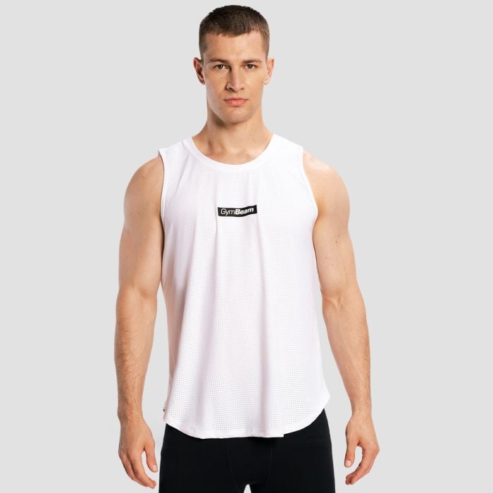 Tílko Combat White - GymBeam XL