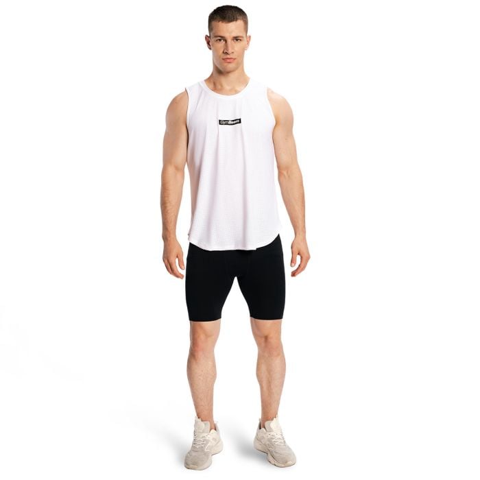 Tílko Combat White - GymBeam XL