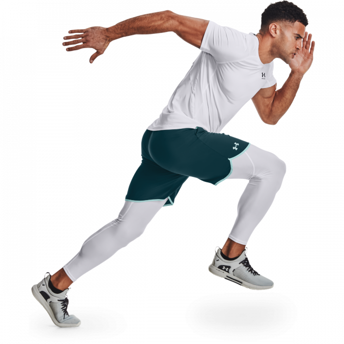Kompresní legíny HG Armour Leggings White - Under Armour L