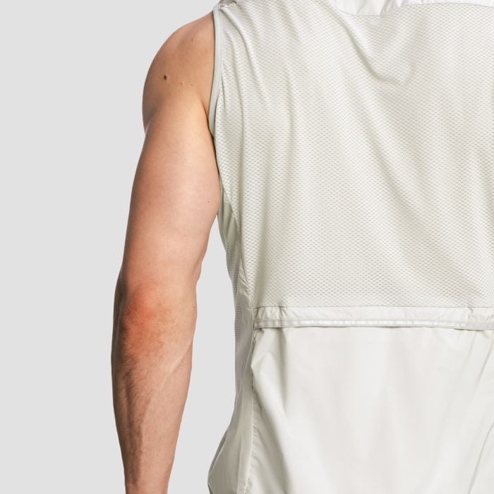 Pánská běžecká vesta Pulse X Gray - GymBeam XL