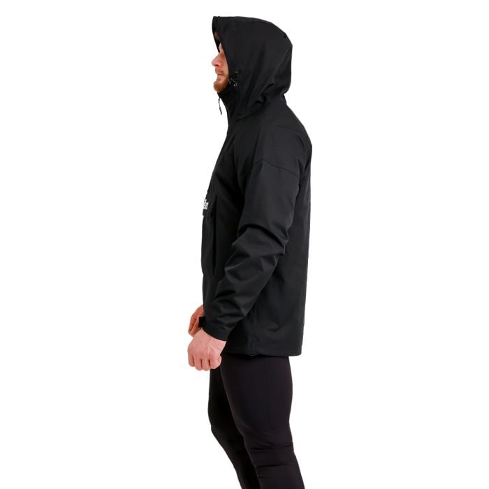 Pánská bunda Rain Smock Black - GymBeam L