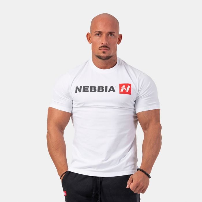 Pánské tričko Red “N“ bílé - NEBBIA