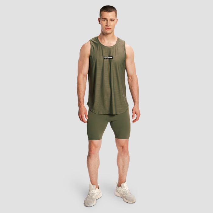 Pánské šortky Combat Olive Grey - GymBeam L