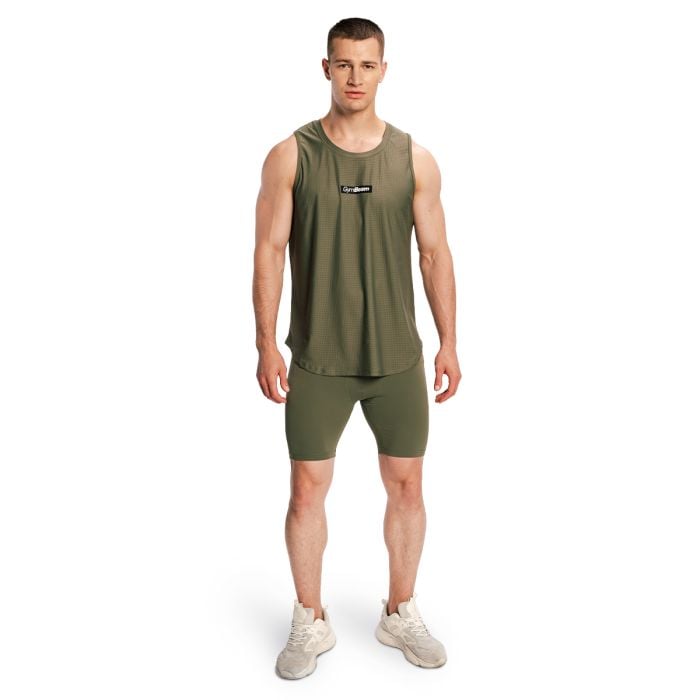 Pánské šortky Combat Olive Grey - GymBeam L