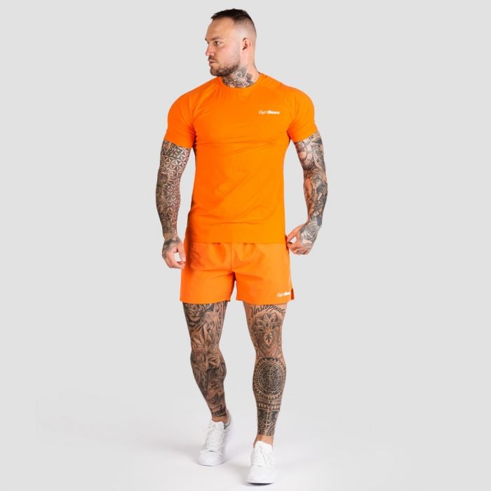 Tričko Fitted TRN Orange - GymBeam XXL