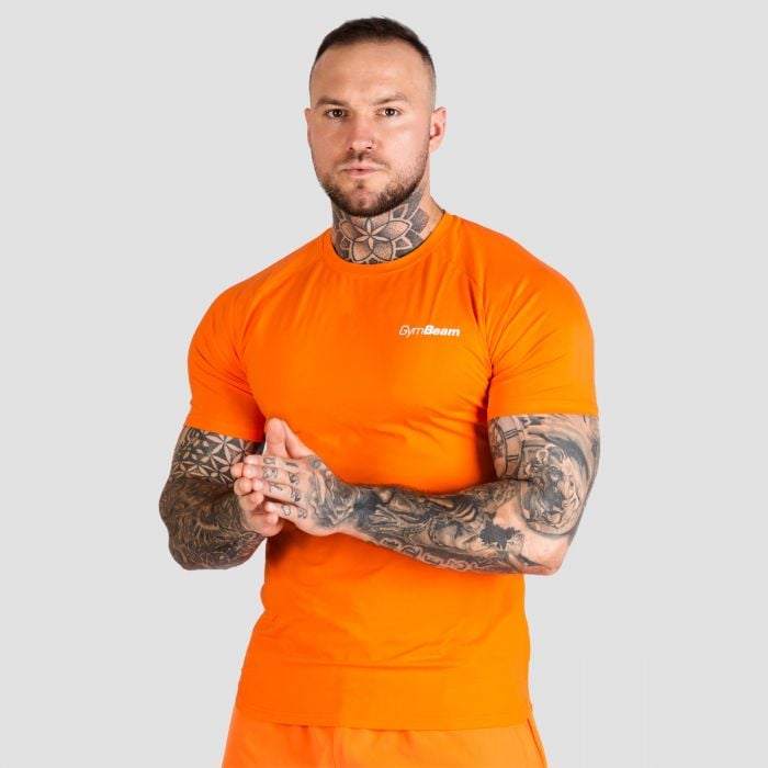 Levně Tričko Fitted TRN Orange XL - GymBeam