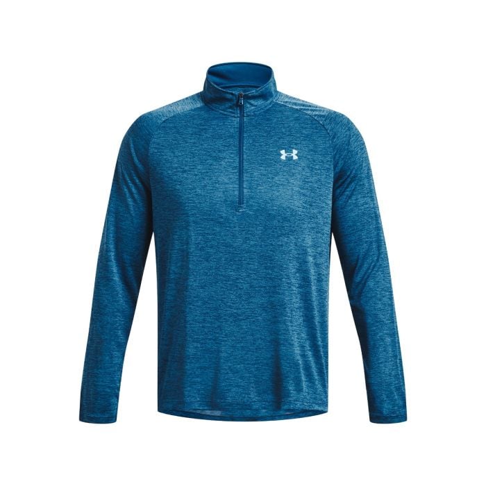 Pánské tričko Tech 2.0 1/2 Zip Blue - Under Armour S