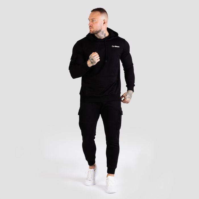 Mikina TRN Hoodie Black - GymBeam XL