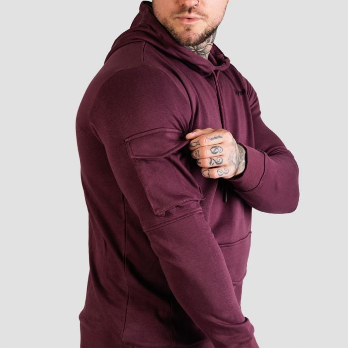 Mikina TRN Hoodie Eggplant - GymBeam L
