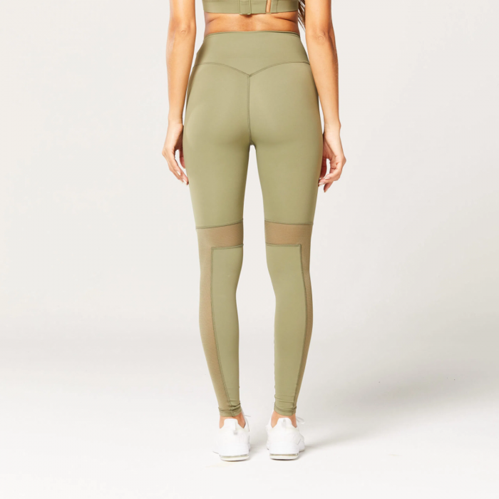 Dámské legíny Mesh Insert Green - SQUATWOLF XL