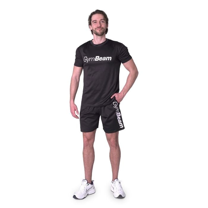 Šortky Mesh Essence Black - GymBeam L