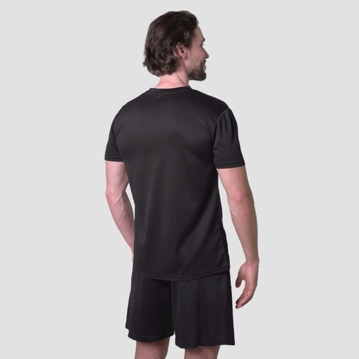 Tričko Mesh Essence Black - GymBeam XXL