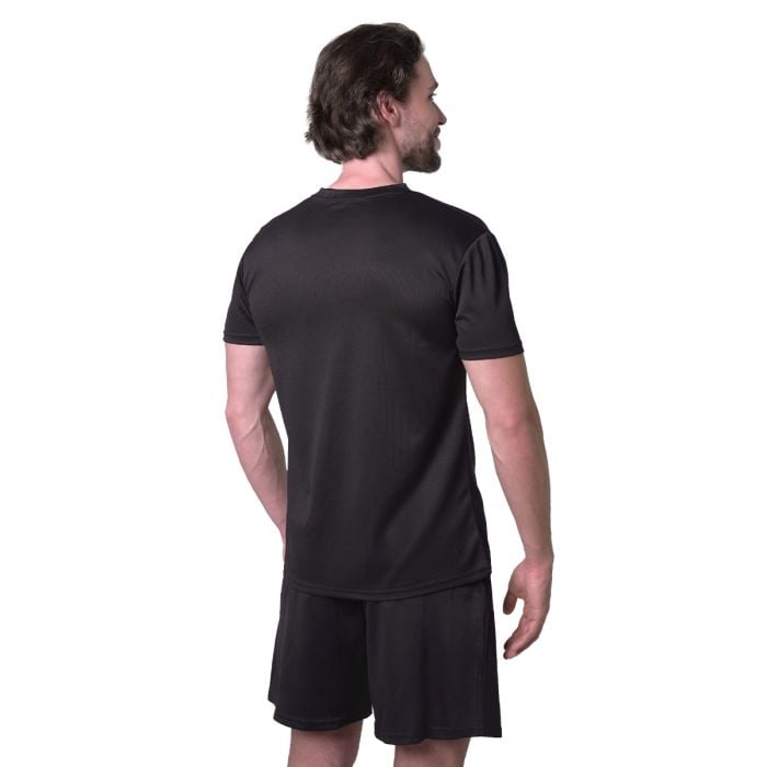 Tričko Mesh Essence Black - GymBeam XXL