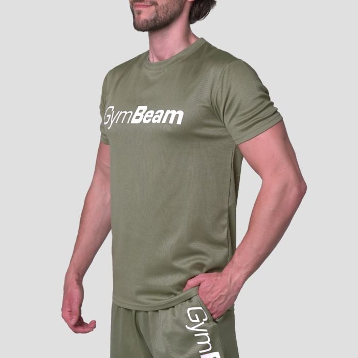 Tričko Mesh Essence Green - GymBeam S