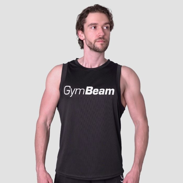 Tílko Mesh Essence Black - GymBeam M