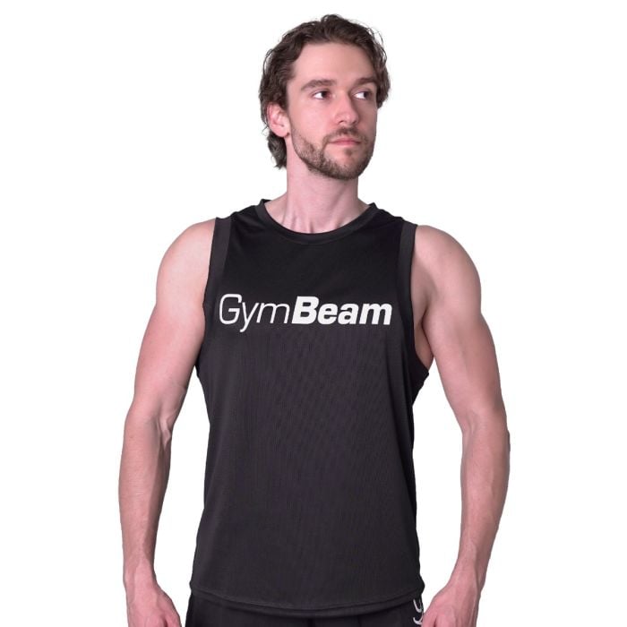 Tílko Mesh Essence Black - GymBeam M