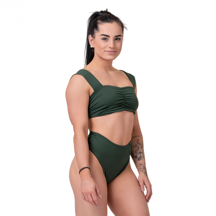 Levně Miami Retro Bikini vrchní díl green M - NEBBIA