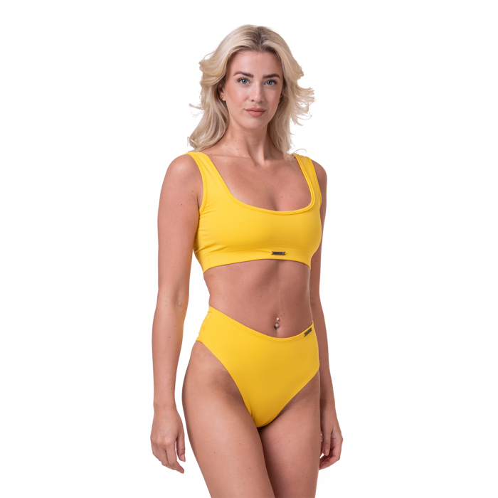 Levně Miami Sporty Bikini vrchní díl yellow M - NEBBIA