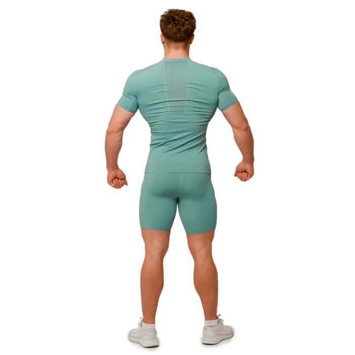 Kompresní tričko Mid Blue - GymBeam L