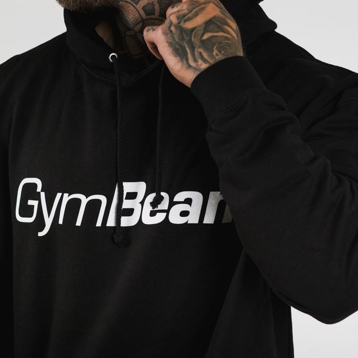 Mikina PRO Hoodie Black - GymBeam XL