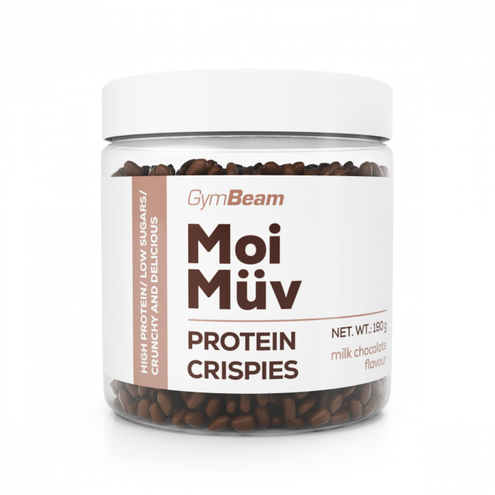 Levně MoiMüv Protein Crispies 190 g mléčná čokoláda - GymBeam