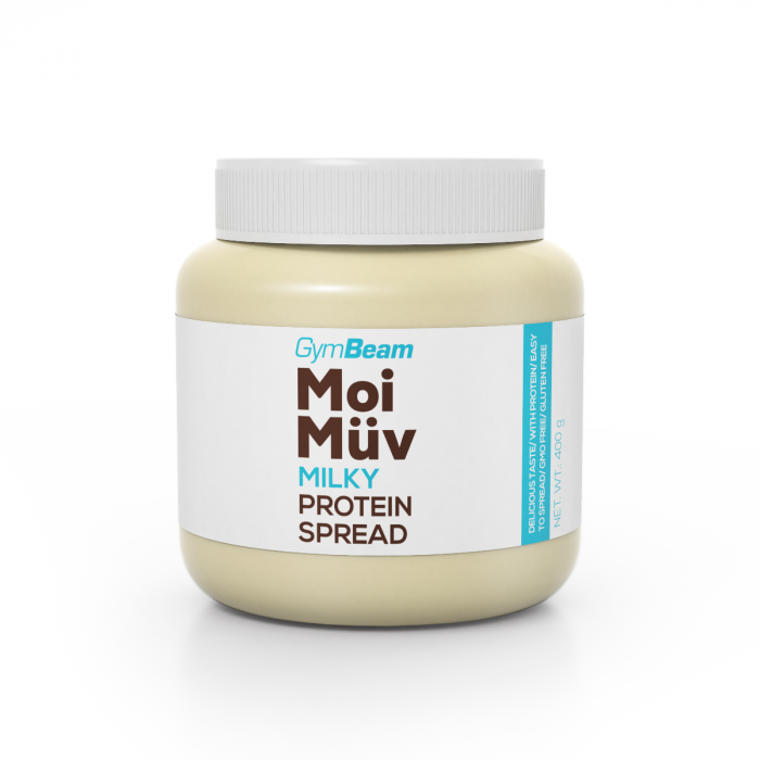 MoiMüv Protein Spread - GymBeam 400 g - lískový ořech