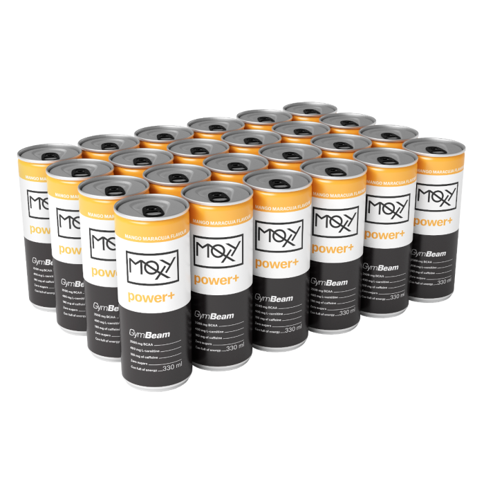 MOXY power+ Energy Drink 330 ml - GymBeam mango marakuja