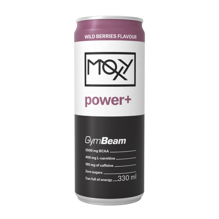 MOXY power+ Energy Drink 330 ml - GymBeam lesní ovoce