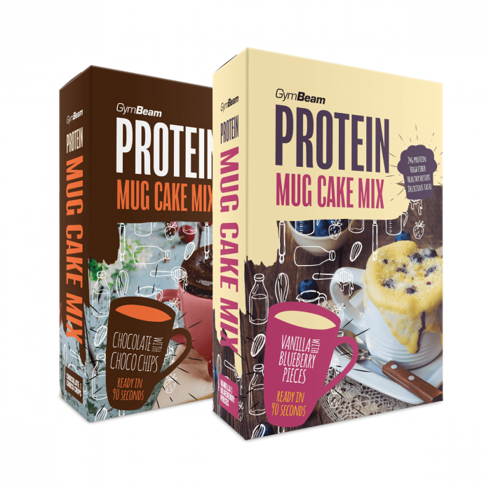 Levně Proteinový Mug Cake Mix 500 g čokoláda a čokoládové kousky - GymBeam