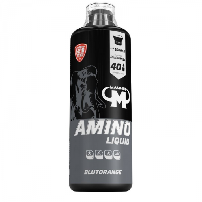 Amino Liquid  - Mammut Nutrition 500 ml - červený pomeranč
