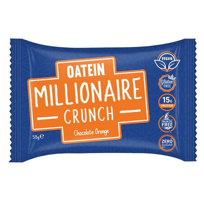 Levně Proteinová tyčinka Millionaire Crunch 12 x 58 g banoffee caramel - Oatein