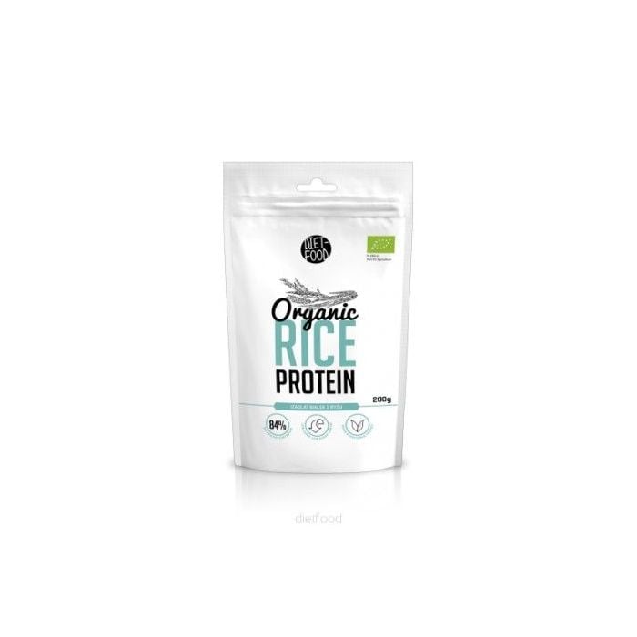 Rýžový protein Organic Rice 200 g - Diet Food bez příchuti 200 g