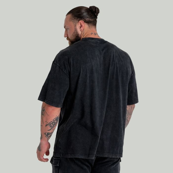 Tričko Oversized Washed Black - STRIX L
