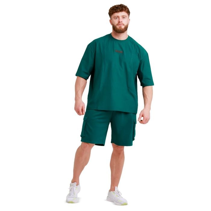 Tričko Oversized Unstoppable Green - GymBeam L
