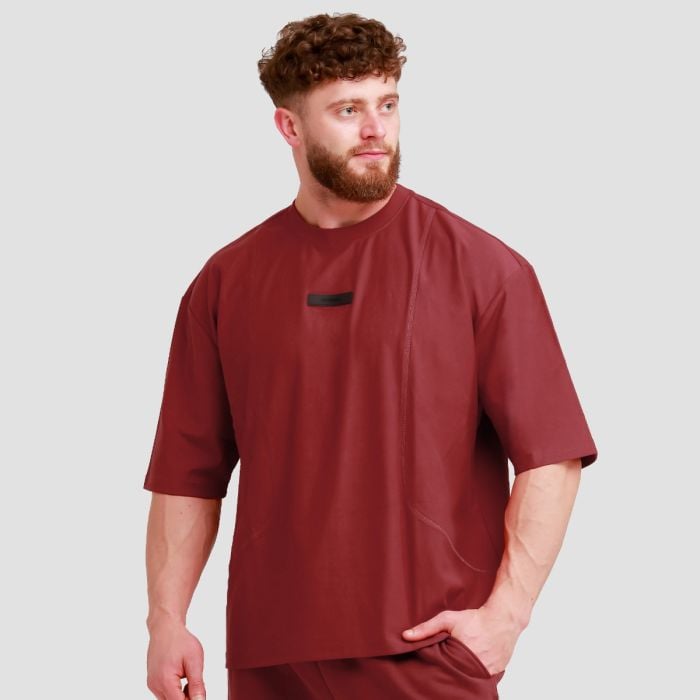 Tričko Oversized Unstoppable Red - GymBeam L