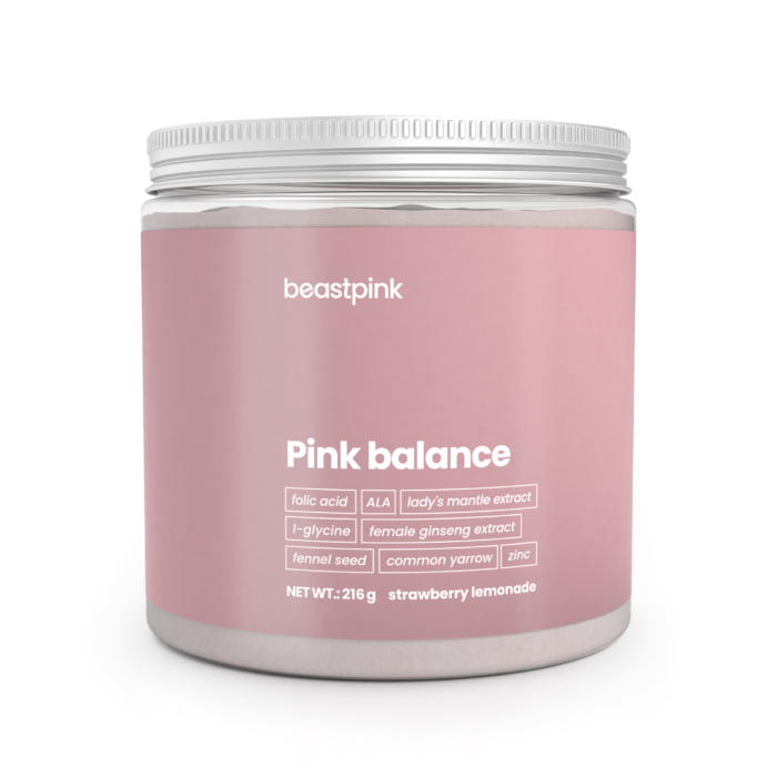 Pink Balance - BeastPink 216 g - jahodová limonáda