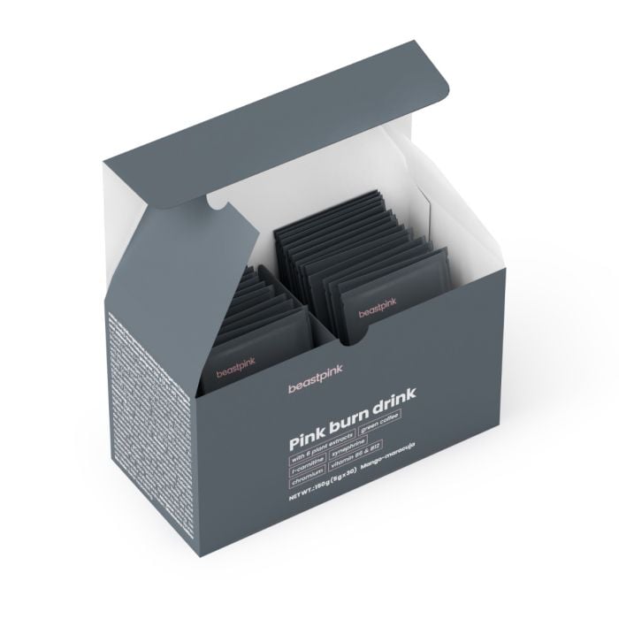 Pink burn drink - GymBeam 150 g - citrón