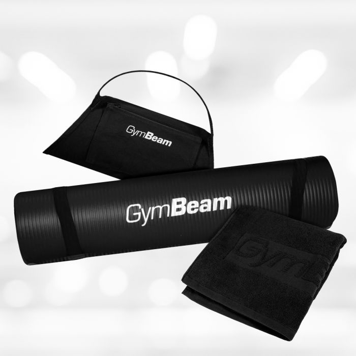 Levně Podložka na cvičení Yoga Mat Black - GymBeam
